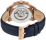 Buy Shop Fossil Grant Automatic Blue Dial Blue Leather Strap Watch for Men - ME3029 USA Online
