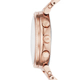 Buy Shop Michael Kors Sofie White Dial Rose Gold Steel Strap Watch For Women - MK6577 USA Online