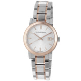 Buy Shop Burberry The City White Dial Two Tone Steel Strap Watch for Women - BU9105 USA Online