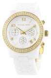 Buy Shop Michael Kors Runway White Dial White Steel Strap Watch for Women - MK5237 USA Online