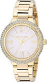 Buy Shop Michael Kors Taryn Quartz Gold Dial Gold Steel Strap Watch For Women - MK4459 USA Online