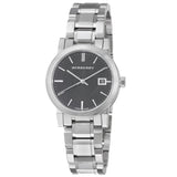 Buy Shop Burberry The City Black Dial Silver Steel Strap Watch for Women - BU9101 USA Online