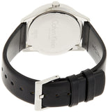 Buy Shop Calvin Klein Steady Black Dial Black Leather Strap Watch for Women - K7Q211C1 USA Online
