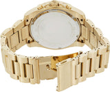 Buy Shop Michael Kors Brecken Chronograph Quartz Black Dial Gold Steel Strap Watch For Men - MK8481 USA Online