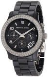 Buy Shop Michael Kors Runway Black Dial Black Steel Strap Watch for Women - MK5190 USA Online