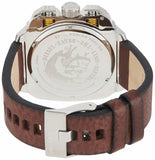 Buy Shop Diesel BAMF Chronograph Beige Dial Brown Leather Strap Watch For Men - DZ7343 USA Online