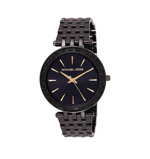 Buy Shop Michael Kors Darci Black Dial Black Steel Strap Watch for Women - MK3337 USA Online