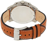 Buy Shop Fossil Grant Chronograph Blue Dial Brown Leather Strap Watch for Men - FS5210 USA Online