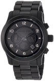 Buy Shop Michael Kors Runway Chronograph Black Dial Black Steel Strap Watch for Men - MK8157 USA Online