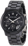Buy Shop Michael Kors Runway Black Ceramic Dial Black Steel Strap Watch for Women - MK5162 USA Online