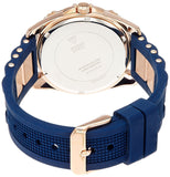 Buy Shop Guess Interpid White & Rose Gold Dial Blue Silicone Strap Watch For Women - W0325L8 USA Online