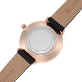 Buy Shop Michael Kors Pyper Three Hand White Dial Black Leather Strap Watch For Women - MK2835 USA Online