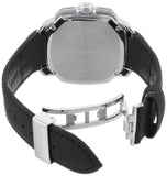 Buy Shop Versace Dylos Analog Black Dial Black Leather Strap Watch for Men - VQC010015 USA Online