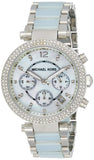 Buy Shop Michael Kors Parker White Dial Two Tone Steel Strap Watch for Women - MK6138 USA Online