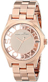 Buy Shop Marc Jacobs Henry Rose Gold Dial Rose Gold Steel Strap Watch for Women - MBM3207 USA Online