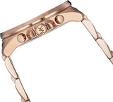 Buy Shop Michael Kors Brecken Chronograph Analog Black Dial Rose Gold Steel Strap Watch For Women - MK8563 USA Online