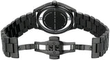 Buy Shop Marc Jacobs Tether Transparent Black Dial Black Steel Strap Watch for Women - MBM3415 USA Online