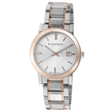 Buy Shop Burberry The City White Dial Two Tone Steel Strap Watch for Women - BU9006 USA Online
