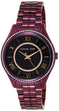 Buy Shop Michael Kors Lauryn Black Dial Purple Steel Strap Watch for Women - MK3724 USA Online