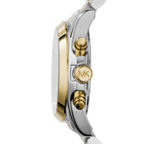 Buy Shop Michael Kors Bradshaw Blue Dial Two Tone Steel Strap Watch for Women - MK5976 USA Online