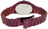 Buy Shop Michael Kors Lauryn Black Dial Purple Steel Strap Watch for Women - MK3724 USA Online