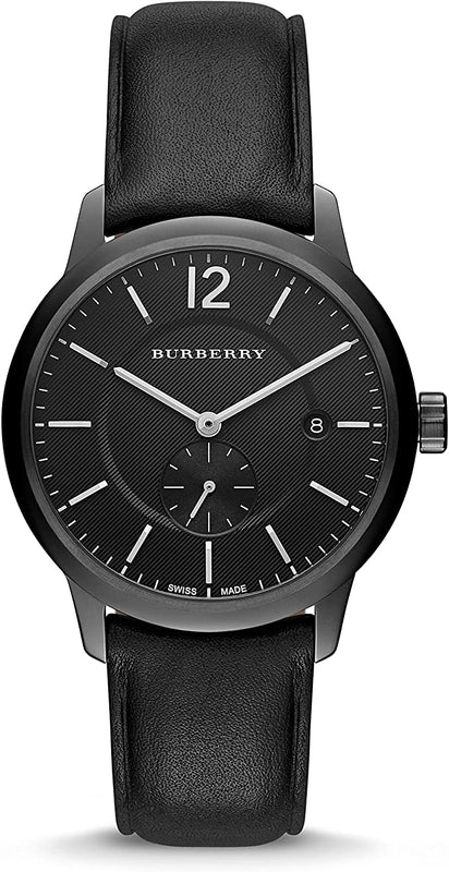 Buy Shop Burberry The Classic Black Dial Black Leather Strap Watch for Men - BU10003 USA Online