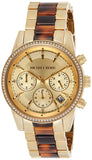 Buy Shop Michael Kors Ritz Gold Dial Two Tone Steel Strap Watch for Women - MK6322 USA Online
