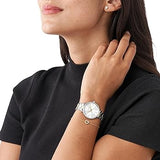 Buy Shop Michael Kors Pyper Quartz Silver Dial Two Tone Steel Strap Watch For Women - MK1041 USA Online