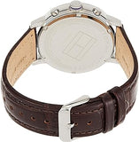 Buy Shop Tommy Hilfiger Aiden Quartz Black Dial Brown Leather Strap Watch for Men - 1791309 USA Online