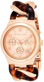 Buy Shop Michael Kors Runway Rose Gold Dial Two Tone Steel Strap Watch for Women - MK4269 USA Online