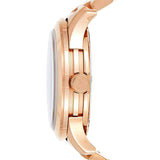 Buy Shop Michael Kors Runway Blue Dial Rose Gold Stainless Steel Strap Watch for Women - MK7065 USA Online