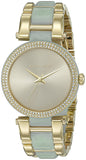 Buy Shop Michael Kors Delray Rose Gold Dial Two Tone Steel Strap Watch for Women - MK4317 USA Online