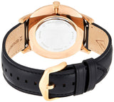 Buy Shop Fossil The Minimalist Black Dial Black Leather Strap Watch for Men - FS5376 USA Online