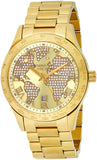 Buy Shop Michael Kors Layton Rose Gold Dial Gold Stainless Steel Strap Watch for Women - MK6476 USA Online