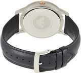 Buy Shop Emporio Armani Renato Analog Blue Dial Blue Leather Strap Watch For Men - AR11188 USA Online