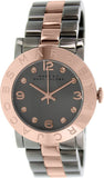 Buy Shop Marc Jacobs Amy Grey Dial Two Tone Steel Strap Watch for Women - MBM8597 USA Online