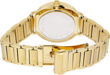 Buy Shop Michael Kors Blair Quartz Black Dial Gold Steel Strap Watch For Women - MK6497 USA Online