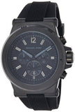 Michael Kors Dylan Black Dial Black Rubber Strap Watch for Men - MK8152