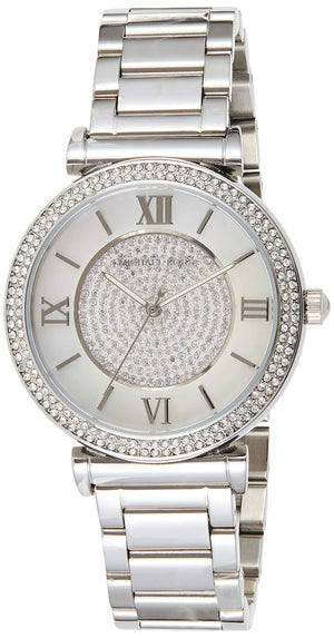 Buy Shop Michael Kors Catlin Silver Dial Silver Steel Strap Watch for Women - MK3355 USA Online