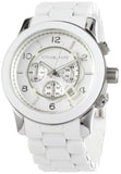 Buy Shop Michael Kors Oversize White Dial White Steel Strap Watch for Men - MK8108 USA Online