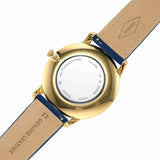 Buy Shop Fossil The Minimalist 3H Analog Blue Dial Blue Leather Strap Watch for Men - FS5789 USA Online