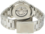 Buy Shop Fossil Grant Automatic Skeleton Black Dial Silver Steel Strap Watch for Men - ME3103 USA Online