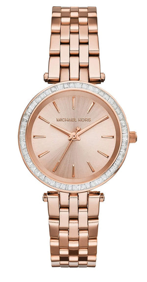 Buy Shop Michael Kors Darci Rose Gold Dial Rose Gold Stainless Steel Strap Watch for Women - MK3366 USA Online