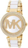 Buy Shop Michael Kors Parker White Dial Two Tone Steel Strap Watch for Women - MK6313 USA Online