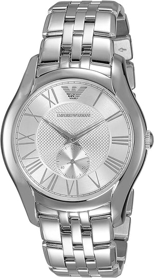 Buy Shop Emporio Armani Classic Quartz Silver Dial Silver Steel Strap Watch For Men - AR1788 USA Online