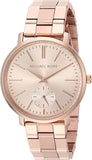 Buy Shop Michael Kors Jaryn Quartz Rose Gold Dial Rose Gold Steel Strap Watch For Women - MK3501 USA Online