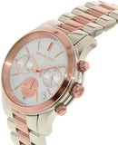 Buy Shop Michael Kors Runway Chronograph Blue Dial Two Tone Steel Strap Watch For Women - MK6166 USA Online