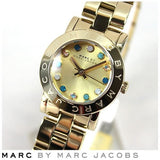 Buy Shop Marc Jacobs Amy Dexter Gold Dial Gold Steel Strap Watch for Women - MBM3218 USA Online