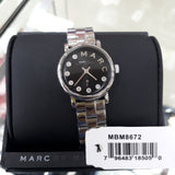 Buy Shop Marc Jacobs Blade Black Dial Silver Steel Strap Watch for Women - MBM8672 USA Online