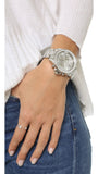 Buy Shop Michael Kors Wren Chronograph Crystals Silver Dial Silver Steel Strap Watch For Women - MK6317 USA Online